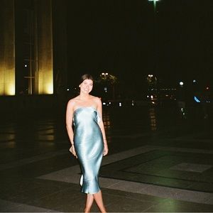 Bec + Bridge Moon Dress in Sea Spray